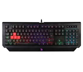 A4Tech BLOODY B120N čierna / Herná klávesnica / Membránové spínače / CZ / Podsvietená / USB / 1.8 m