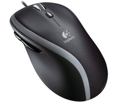 Logitech M500 Laser / Laserová myš / USB / 1000 dpi / rýchle rolovanie / čierna