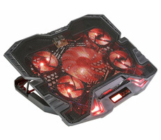 Evolveo ANIA 5R červená / chladiaci podstavec pre notebooky 11 "- 15.6" / 5 ventilátorov / LED podsvietenie / USB