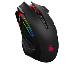 A4Tech BLOODY J90S čierna / Herná optická myš / 8000DPI / 12tl. + koliesko / CORE 3 / RGB / USB / 1.8 m