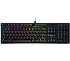 A4Tech BLOODY B820R čierna / Mechanická herná klávesnica / RGB / LK Optic Red / CZ / USB / 1.8 m