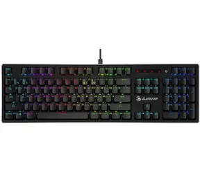 A4Tech BLOODY B820R čierna / Mechanická herná klávesnica / RGB / LK Optic Red / CZ / USB / 1.8 m