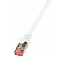 LogiLink CQ2091S S FTP CAT6 10m biela / Patch kábel / RJ45-RJ45