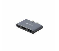 Canyon CNS-TDS01DG dokovacia stanica šedá / Thunderbolt 3 / USB 3.0 / HDMI