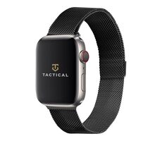 Tactical 351 Loop Magnetický Kovový Remienok pre Apple Watch 4 (44mm) čierna