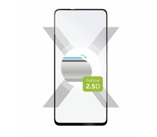 FIXED Full-Cover Ochranné tvrdené sklo pre Xiaomi Redmi Note 9 čierna / lepenie cez celý displej