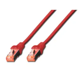 Digitus CAT 6 Patch Cable S-FTP 2m červená / AWG 27|7 / LSOH / Meď