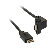 Streacom ST-USB-E2C-400 kábel USB-C 3.1 Gen 2 / pre skriňu Streacom DA2 / 1x USB Typ C / 1x USB Typ E / dĺžka 400 mm