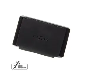 FIXED Tiny Wallet Kožená peňaženka z pravej hovädzej kože (FIXW-STN-BK) čierna