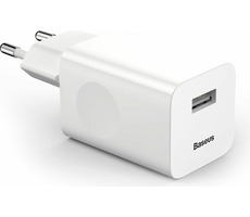 Baseus BX02 QC 3.0 USB nabíjačka / 24W / Quick Charge 3.0 / 1x USB-A 3.0 / biela