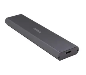 AKASA AK-ENU3M2-03 čierna / externý box pre M.2 PCIe NVMe SSD / USB 3.1 Gen2 Type-C / hliníkový