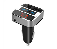 Solight BT02 FM transmitter s bluetooth pripojením do auta / 2x USB + handsfree