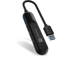 CONNECT IT USB-A hub USB 3.0 čierna / externá
