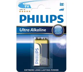 Philips batéria 9V Ultra Alkaline - 1ks / alkalická 9V