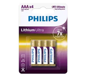 Philips batéria AAA Ultra lítium - 4ks