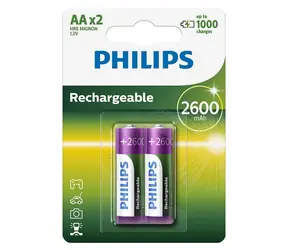 Philips dobíjacia batéria AA 2600mAh, NiMH - 2ks