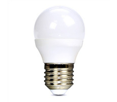 Solight WZ412 LED žiarovka miniglobe 6W/E27/3000K/510lm