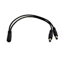 Solight WM77 napájací konektor pre LED pásy / 5.5mm / rozbočka / 1x zdierka - 2x konektor,