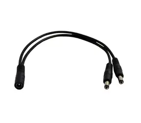 Solight WM77 napájací konektor pre LED pásy / 5.5mm / rozbočka / 1x zdierka - 2x konektor,