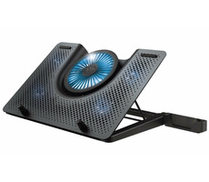 Trust GXT 1125 Quno čierna / chladiaca podložka / pre notebooky 17.3" / 5 ventilátorov