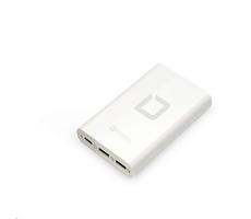 DICOTA Univerzálna nabíjačka notebooku biela / 1x USB-C / 2x USB-A / 40 W