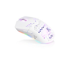MODECOM Volcano SHINOBI 3327 biela / optická myš / 6200DPI / USB / 6 tlačidiel / LED podsvietenie