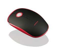 Modecom MC-WRM113 čierna / bezdrôtová optická myš / 1600DPI / USB / 3 tlačidlá