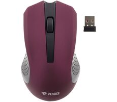 YENKEE Monaco fialová / bezdrôtová myš / USB / 1000 DPI / 3 tlačidlá