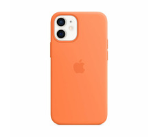Apple silikónový kryt s MagSafe pre iPhone 12 mini oranžová