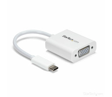 StarTech adaptér USB-C na VGA biela / 1920x1200 / 1080p