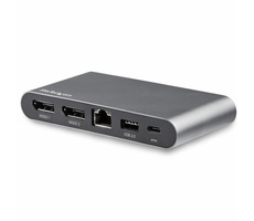 StarTech DK30C2DAGPD dokovacia stanica strieborná / 1x USB-C / 2x DisplayPort / 1x RJ-45 / 1x USB 3.0 / 1x USB 2.0