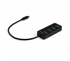 StarTech USB-A Hub 4 porty čierna / 4X USB-A / 5 Gbs