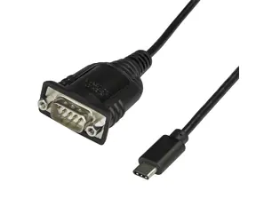 StarTech kábel USB-C na RS232 čierna