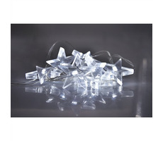 Solight 1V52-W LED vianočná reťaz hviezdy 1.5m / 10x LED / 2x AA / biele svetlo