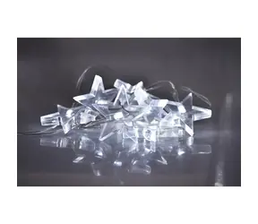Solight 1V52-W LED vianočná reťaz hviezdy 1.5m / 10x LED / 2x AA / biele svetlo