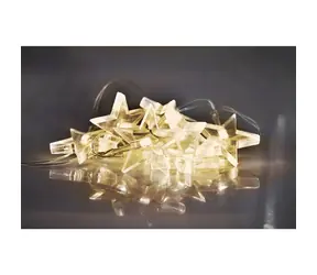 Solight 1V52-WW LED vianočné reťaz hviezdy 1.5m / 10 LED / 2 x AA / žlté svetlo