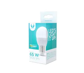 Forever LED žiarovka G45 E27 10W (teplá biela) / 900 lm / 3000K