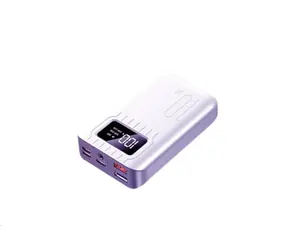 Viking VGO10W 10000mAh biela / Power banka / Lightning &amp; USB-C &amp; microUSB / výstup 2x USB / 5V / max. 3A