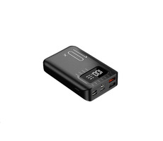 Viking VGO10B 10000mAh čierna / Power banka / Lightning &amp; USB-C &amp; microUSB / výstup 2x USB / 5V / max. 3A