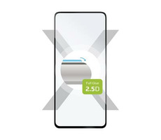 FIXED Full-Cover Ochranné tvrdené sklo pre Xiaomi Poco X3 čierna / lepenie cez celý displej