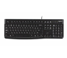 Logitech K120 US čierna / klávesnica / drôtová / USB kábel