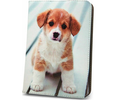 GreenGo Cute Puppy Univerzálne puzdro pre tablety 9-10&quot;