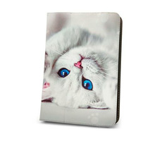 GreenGo Cute Kitty Univerzálne puzdro pre tablety 9-10"