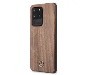 Mercedes Wood Kryt pre Samsung Galaxy S20 Ultra hnedá