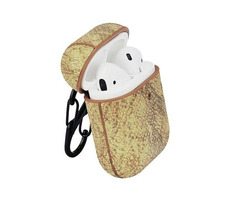 Terratec AirBox Crocodile Pattern Brown / Puzdro pre Apple AirPods 1 &amp; 2