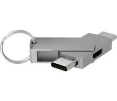 TERRATEC Connect C500 USB-C adaptér / 1x Micro-USB (F) / 2x USB-C