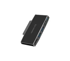 Terratec Connect GO1 / dokovací adaptér pre tablet Microsoft Surface Go / 1x HDMI / 2x USB-A 3.0 / SD&amp;Micro-SD čítačka