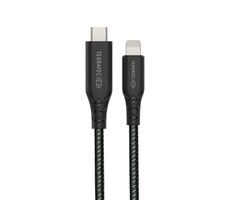 TERRATEC Charge CL2 kábel USB-C (M) na Lightning (M) / dĺžka 2m / MFI / až 2.4A / čierna
