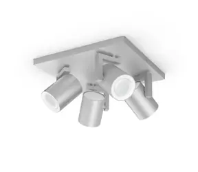 Philips Hue Argenta LED 4x5.5W chróm / LED bodové svietidlo / 1400lm / 2000-6500 K / IP20