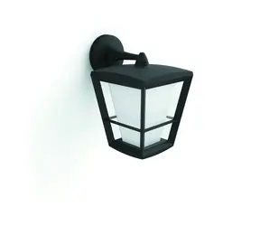 Philips Hue Econic LED 1x15W čierna / vonkajšie nástenné svietidlo / 1150lm / 2200-6500K / RGB / IP44